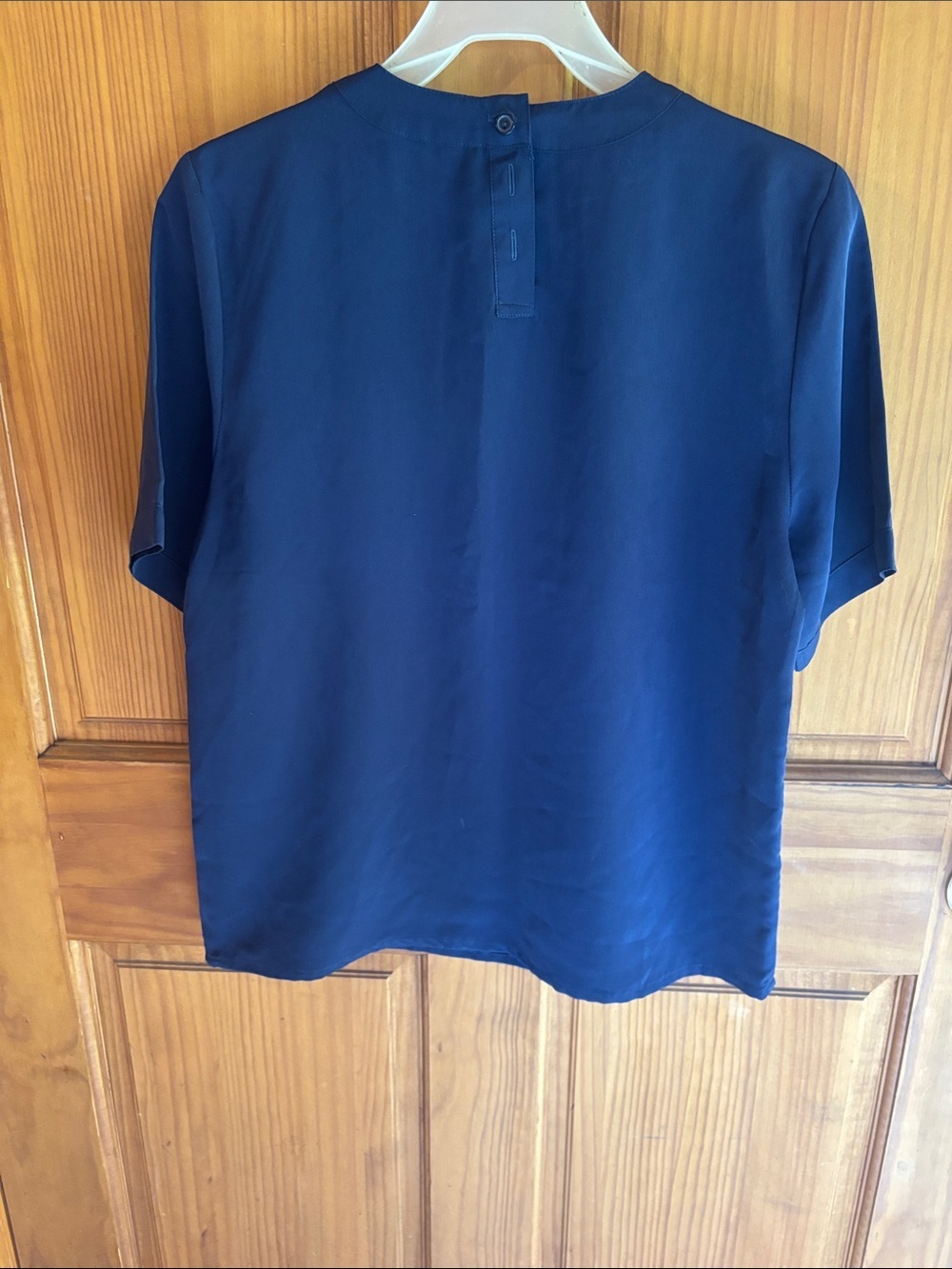 Worthington Navy Short-Sleeve Crewneck Top - Picture 2 of 3